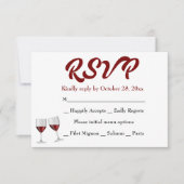 Bourgogne RSVP Champagne wijnglazen bruiloft (Voorkant)