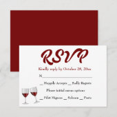 Bourgogne RSVP Champagne wijnglazen bruiloft (Voorkant / Achterkant)