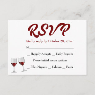 Bourgogne RSVP Champagne wijnglazen bruiloft Kaartje