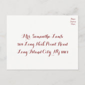 Bourgogne RSVP Champagne wijnglazen bruiloft Uitnodiging Briefkaart (Achterkant)