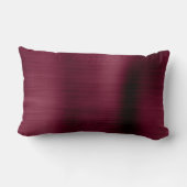 Bourgogne RVS Monogram Naam & Initiaal Kussen (Achterkant)