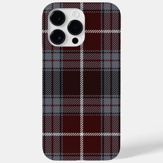 Bourgogne Scholar Plaid Case-Mate iPhone Case (Achterkant)