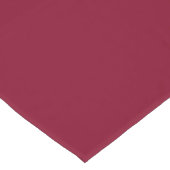 Bourgogne Solid Color Table Runner Korte Tafelloper (Hoek)