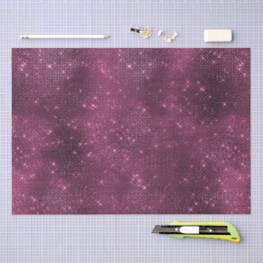 Bourgogne Sparkle Tissuepapier (Craft)