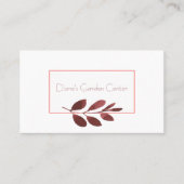 Bourgogne Stem Visitekaartje (Voorkant)