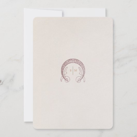 Bourgogne Tafelnummer  Art Nouveau Bruiloft (Achterkant)