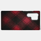 Bourgogne Tartan Samsung Galaxy Hoesje (Achterkant horizontaal)