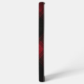 Bourgogne Tartan Samsung Galaxy Hoesje (Linkerkant)