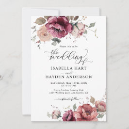 Bourgogne Terracotta Herfst Alles In 1 QR Code Bru Kaart