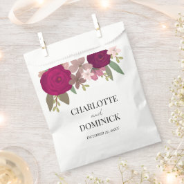 Bourgogne Tuin Bloemen Bruiloft Bedankzakje