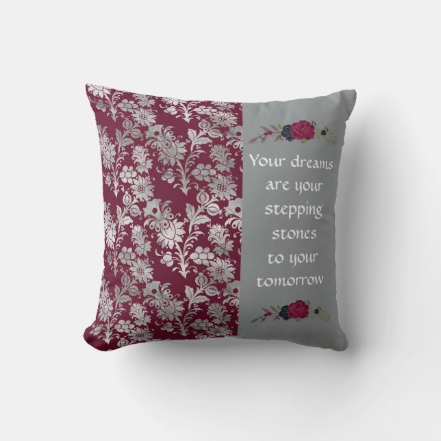  Bourgogne "Uw dromen" Pillow omkeerbaar Kussen (Voorkant)