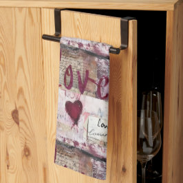 Bourgogne Valentijnse Serie Design 10 Theedoek