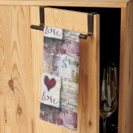 Bourgogne Valentijnse Serie Design 2 Theedoek