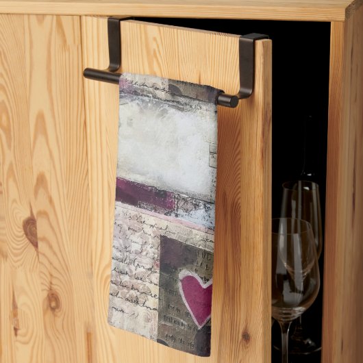 Bourgogne Valentijnse Serie Design 3 Theedoek (Derde Gevouwen)