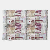 Bourgogne Valentijnse Serie Design 5 Theedoek (Horizontaal)