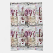 Bourgogne Valentijnse Serie Design 5 Theedoek (Verticaal)