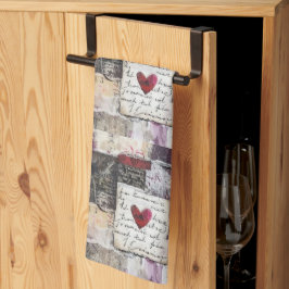 Bourgogne Valentijnse Serie Design 6 Theedoek