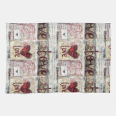 Bourgogne Valentijnse Serie Design 7 Theedoek (Horizontaal)