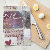 Bourgogne Valentijnse Serie Design 8 Theedoek (Quarter Fold)