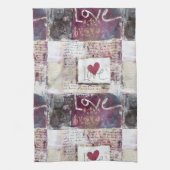 Bourgogne Valentijnse Serie Design 8 Theedoek (Verticaal)