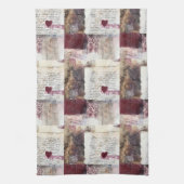 Bourgogne Valentijnse Serie Design 9 Theedoek (Verticaal)