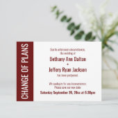 Bourgogne Verandering van Plannen Uitgesteld Bruil Kaart (Staand voorkant)