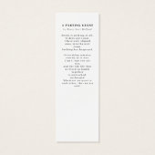 Bourgogne vieren Bladwijzer van het leven Mini Visitekaartjes (Achterkant)