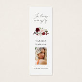 Bourgogne vieren Bladwijzer van het leven Mini Visitekaartjes (Voorkant)