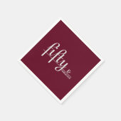 Bourgogne vijftig en fantastisch! Script 50e verja Servet (Hoek)