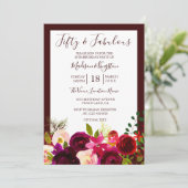 Bourgogne, vijftig jaar oud en feestdag kaart (Staand voorkant)