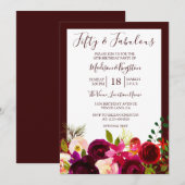 Bourgogne, vijftig jaar oud en feestdag kaart (Voorkant / Achterkant)