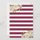 Bourgogne Vrijgezellenfeest Tea Marsala Bloemenwij Kaart (Achterkant)