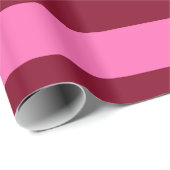 Bourgogne, warmroze #2 XL Preppy Stripe 1X Cadeaupapier (Rol Hoek)