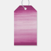 Bourgogne Waterverf Pioenen Vrijgezellenfeest Gift Cadeaulabel (Achterkant)