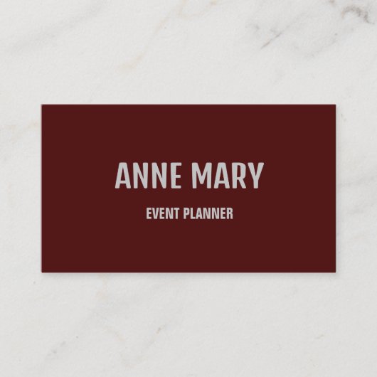 Bourgogne Wijn Rood Professioneel Modern Kleurrijk Visitekaartje (Voorkant)