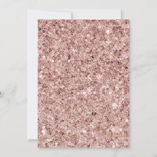 Bourgogne Wijn & Roos Gouden Bruiloft Uitnodiging (Achterkant)