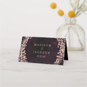 Bourgogne Wijn & Roos Gouden Zittafel Nummer Plaatskaartje (Achterkant)