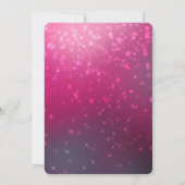 Bourgogne wijn roze Bokeh verjaardag Kaart (Achterkant)