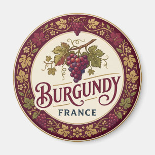 Bourgogne Wijngaarden, Côte d'Or Frankrijk Magneet