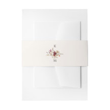Bourgogne Wildflower Elegante herfst bruiloft