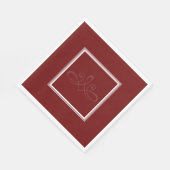 Bourgogne, witte luiers servet (Hoek)