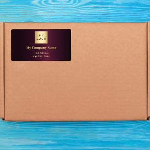 Bourgogne zakelijke logo retour adres verzending etiket