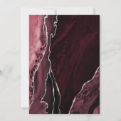 Bourgogne Zilveren Agaat 80e Verjaardag Kaart (Achterkant)