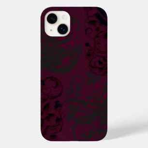 Bourgogne & Zwart Donkere Tuin Gotische Glam Case-Mate iPhone 14 Plus Hoesje