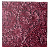 bourgognekleer tegeltje (Voorkant)