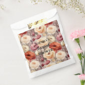 Bourgondi Crème Lente Bloemen Bruidsmeisjesfeest Bedankzakje (Gezegeld)