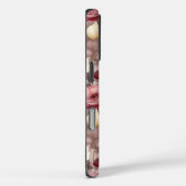 Bourgondi Crème Lente Bloemen Case-Mate iPhone Case (Achterkant / Rechts)