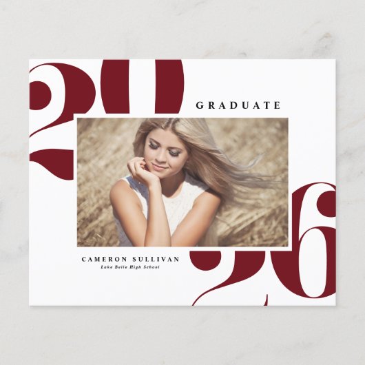 Bourgondië 2025 Vetgedrukte typografie Foto Afstud (Voorkant)