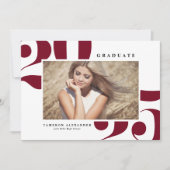 Bourgondië 2025 Vetgedrukte typografie Foto Afstud Aankondiging (Voorkant)