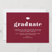 Bourgondië 2025 Vetgedrukte typografie Foto Afstud Aankondiging (Achterkant)